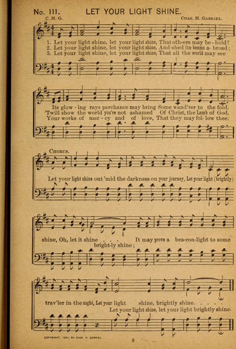 Epworth Songs: For use in the Epworth League, the Junior League, the Sunday-school, and in social services page 105