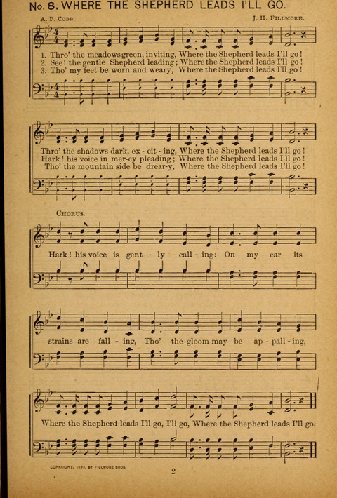 Epworth Songs: For use in the Epworth League, the Junior League, the Sunday-school, and in social services page 9
