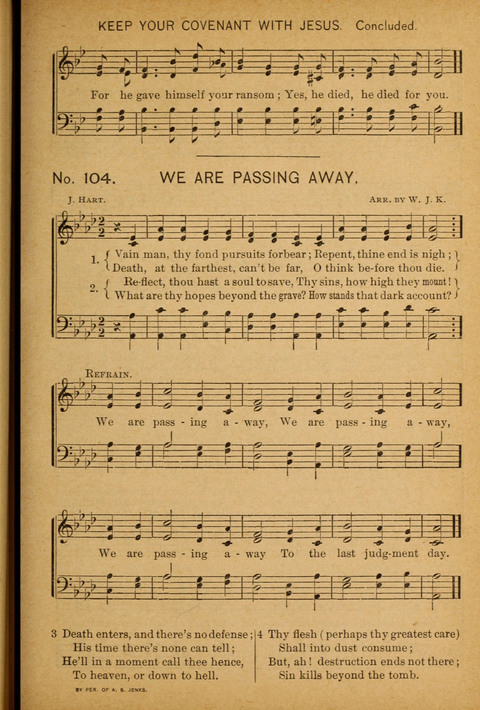 Epworth Songs: For use in the Epworth League, the Junior League, the Sunday-school, and in social services page 99