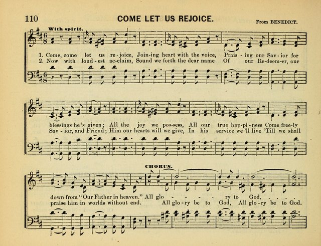 Every Sabbath: a new collection of music adapted to the wants and capacities of Sunday-schools, the home circle and devotional gatherings page 112