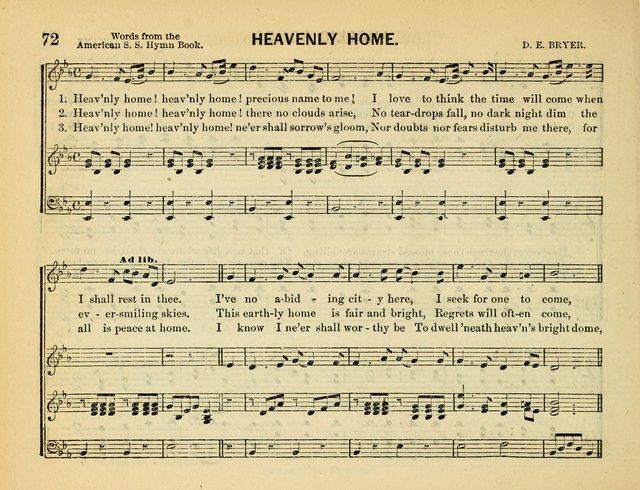 Every Sabbath: a new collection of music adapted to the wants and capacities of Sunday-schools, the home circle and devotional gatherings page 74