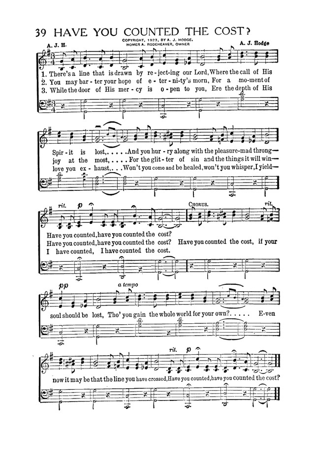 Favorites Number 2: A Collection of Gospel Songs page 39