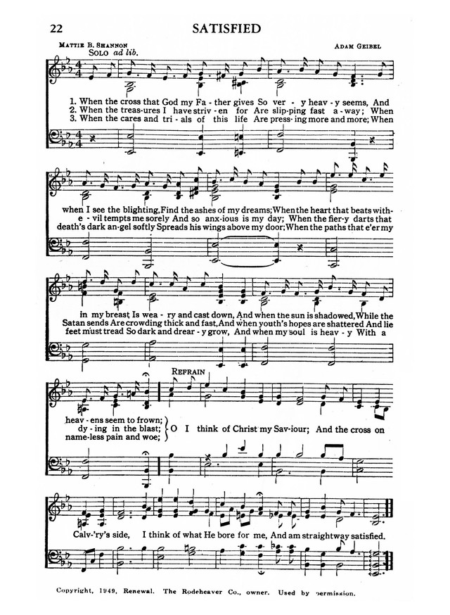 Favorites Number 3: A Collection of Gospel Songs page 20