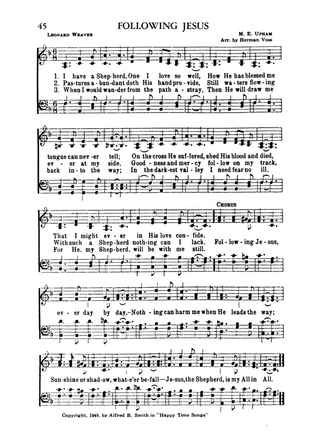 Favorites Number 3: A Collection of Gospel Songs page 43