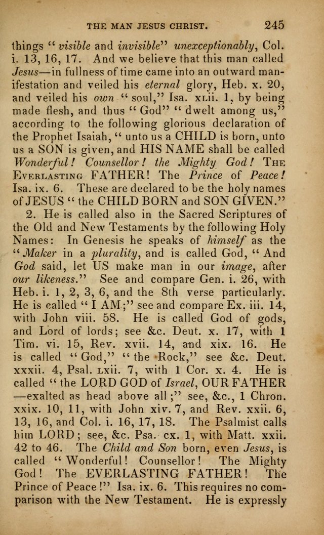 The Faith and Doctrines of the Church of the Eternal Son: intended as a church book for the church of the Eternal Sons generally... to which is added a number of select hymns adapted to the worship... page 245