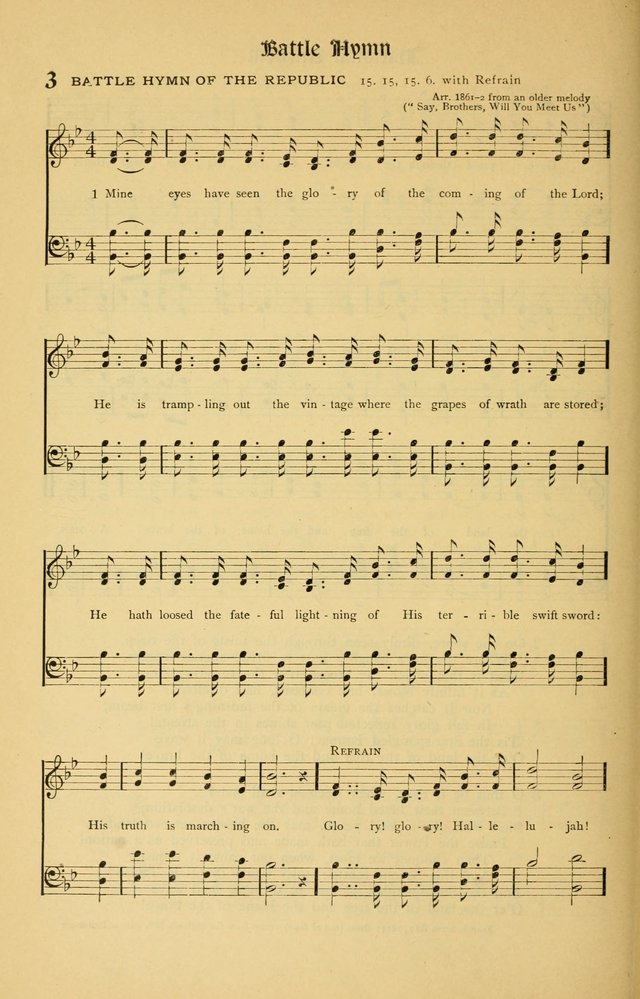 For God and Country: Hymns for use in War Time page 4