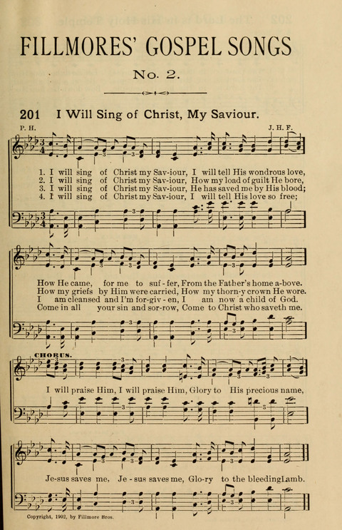 Gospel Songs No. 2 page 1