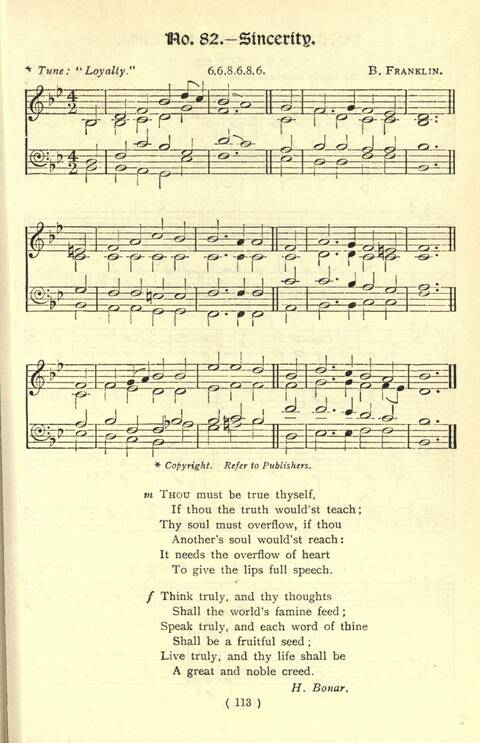 The Fellowship Hymn Book page 113