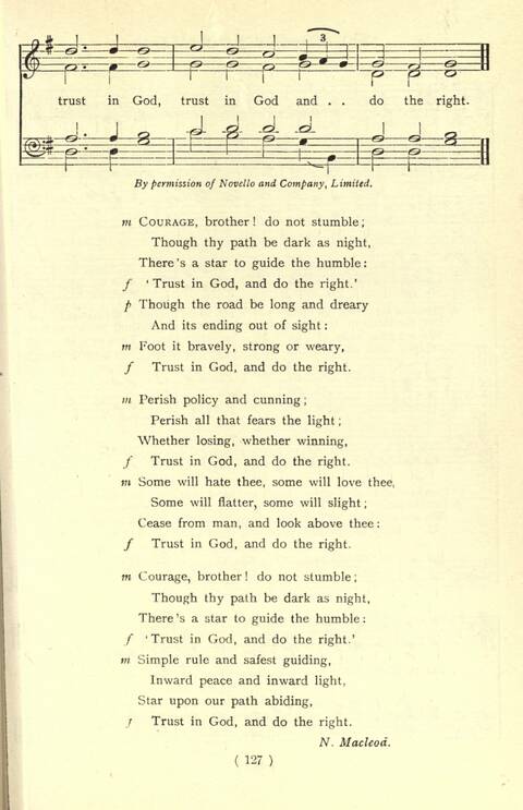 The Fellowship Hymn Book page 127