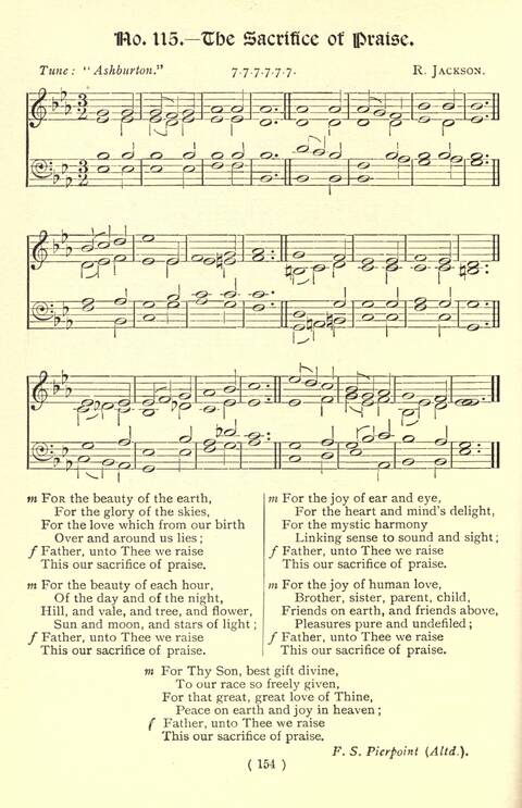 The Fellowship Hymn Book page 154