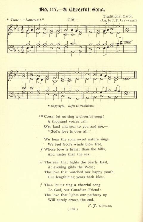 The Fellowship Hymn Book page 156