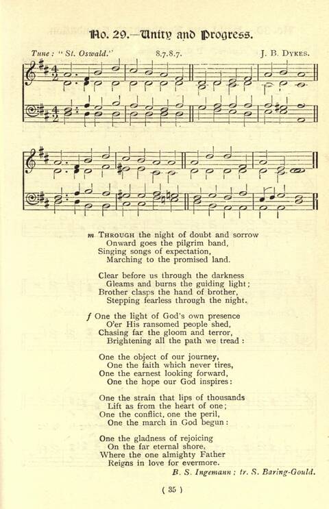 The Fellowship Hymn Book page 35