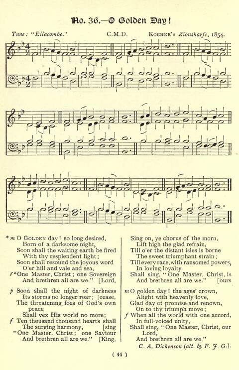 The Fellowship Hymn Book page 44