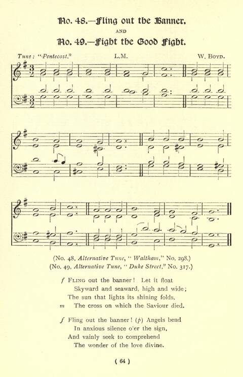 The Fellowship Hymn Book page 64