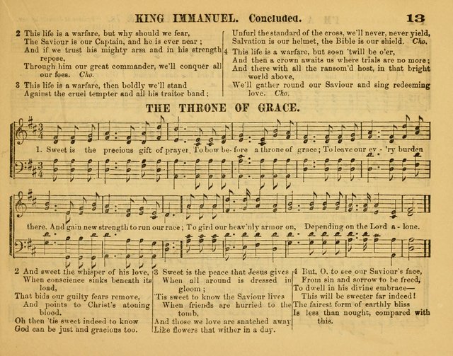 Fresh Laurels for the Sabbath School, A new and extensive collection of music and hymns. Prepared expressly for the Sabbath Schools, Etc. page 18