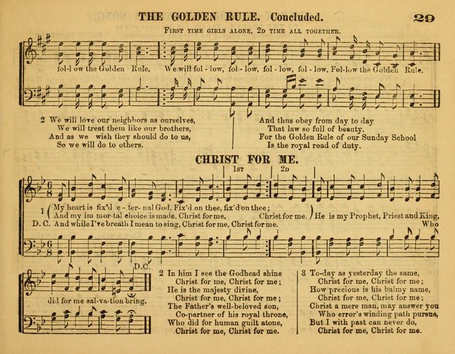 Fresh Laurels for the Sabbath School, A new and extensive collection of music and hymns. Prepared expressly for the Sabbath Schools, Etc. page 34