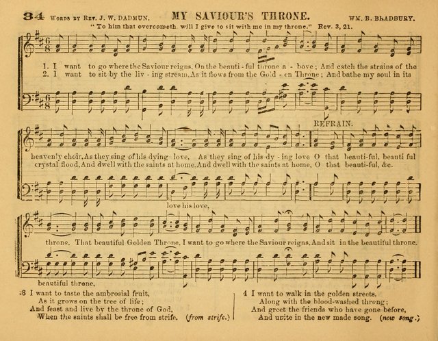 Fresh Laurels for the Sabbath School, A new and extensive collection of music and hymns. Prepared expressly for the Sabbath Schools, Etc. page 39