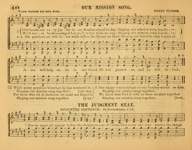 Fresh Laurels for the Sabbath School, A new and extensive collection of music and hymns. Prepared expressly for the Sabbath Schools, Etc. page 45