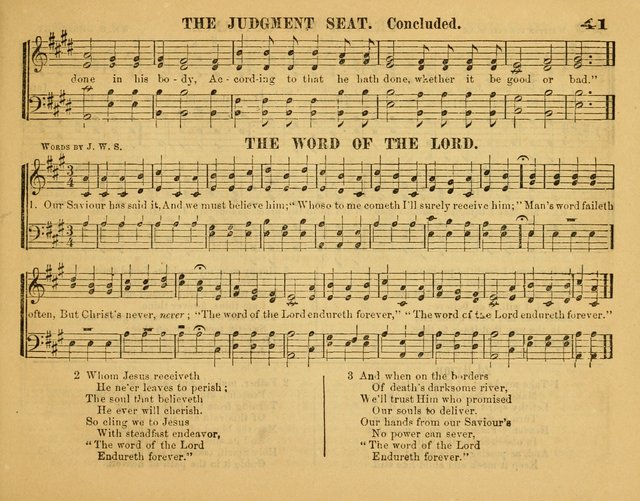 Fresh Laurels for the Sabbath School, A new and extensive collection of music and hymns. Prepared expressly for the Sabbath Schools, Etc. page 46