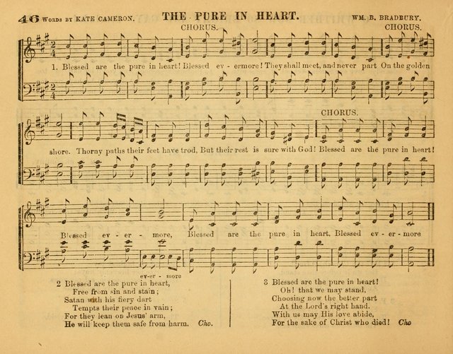 Fresh Laurels for the Sabbath School, A new and extensive collection of music and hymns. Prepared expressly for the Sabbath Schools, Etc. page 51