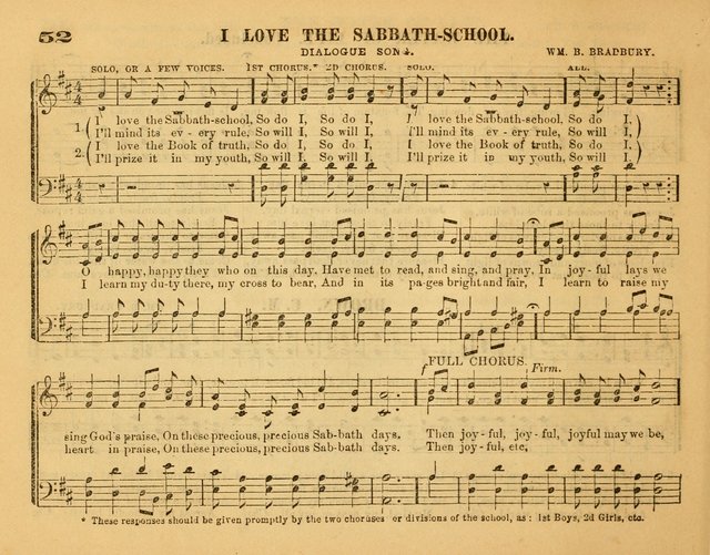 Fresh Laurels for the Sabbath School, A new and extensive collection of music and hymns. Prepared expressly for the Sabbath Schools, Etc. page 57