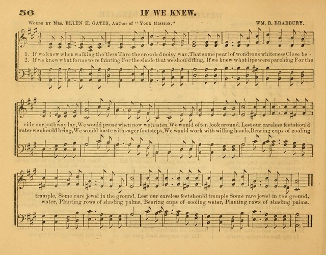 Fresh Laurels for the Sabbath School, A new and extensive collection of music and hymns. Prepared expressly for the Sabbath Schools, Etc. page 61