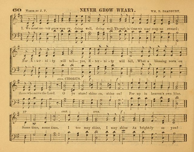 Fresh Laurels for the Sabbath School, A new and extensive collection of music and hymns. Prepared expressly for the Sabbath Schools, Etc. page 65