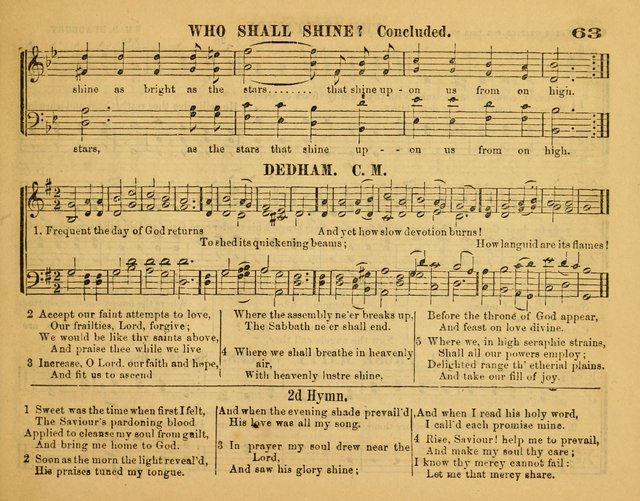 Fresh Laurels for the Sabbath School, A new and extensive collection of music and hymns. Prepared expressly for the Sabbath Schools, Etc. page 68