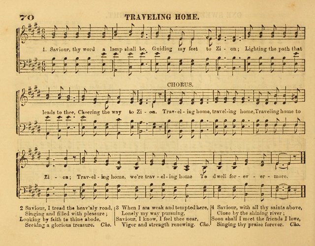 Fresh Laurels for the Sabbath School, A new and extensive collection of music and hymns. Prepared expressly for the Sabbath Schools, Etc. page 75