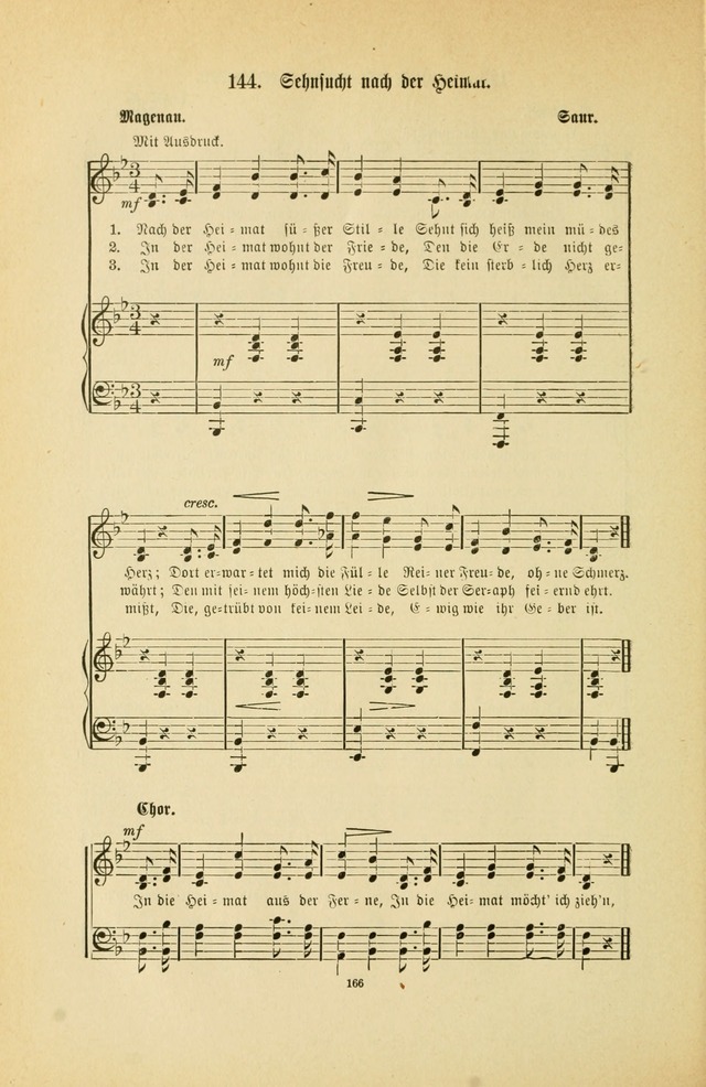 Frohe Lieder und Brüder-Harfe: eine Sammlung von Liedern für Sonntagschulen und Jugendvereine (Spezialle Aufl.) page 166