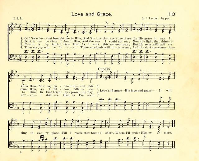 Fair as the Morning. Hymns and Tunes for Praise in the Sunday-School page 111