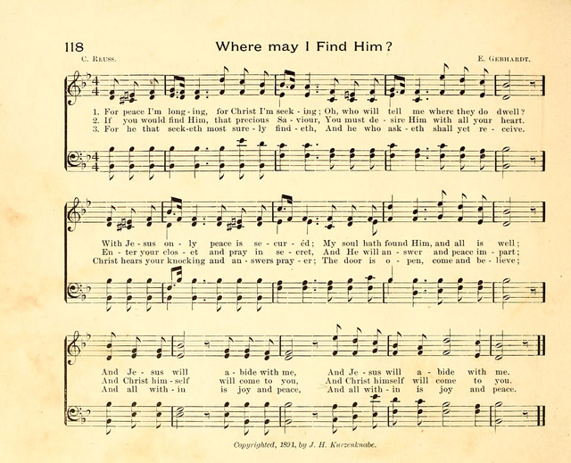 Fair as the Morning. Hymns and Tunes for Praise in the Sunday-School page 116
