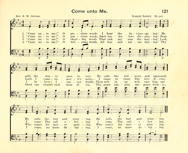 Fair as the Morning. Hymns and Tunes for Praise in the Sunday-School page 119