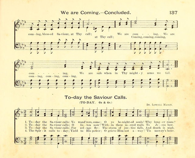 Fair as the Morning. Hymns and Tunes for Praise in the Sunday-School page 135