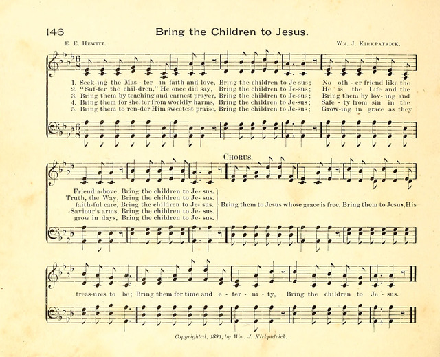 Fair as the Morning. Hymns and Tunes for Praise in the Sunday-School page 144
