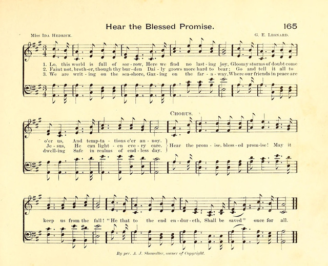 Fair as the Morning. Hymns and Tunes for Praise in the Sunday-School page 163