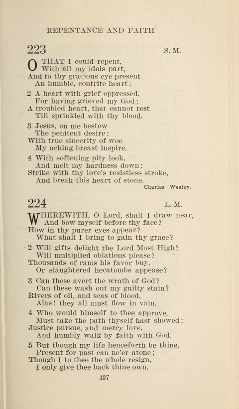 Free Methodist Hymnal page 139