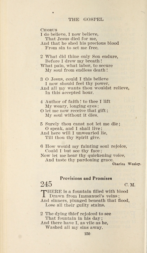Free Methodist Hymnal page 152