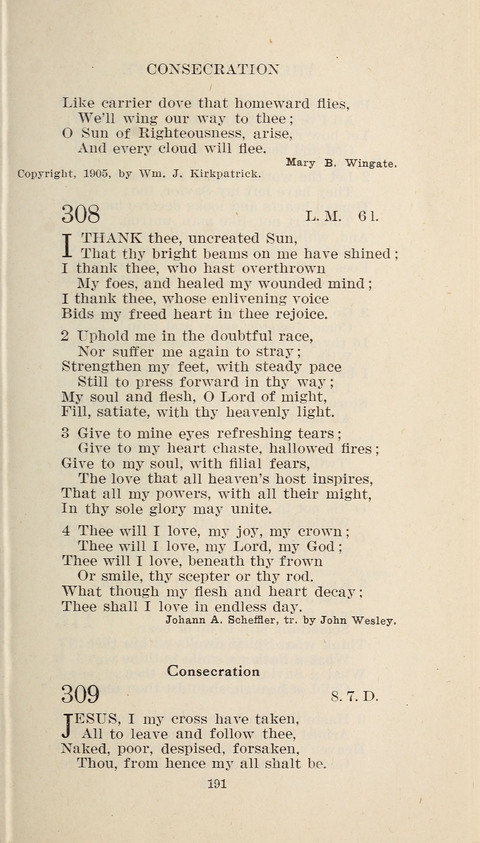 Free Methodist Hymnal page 193