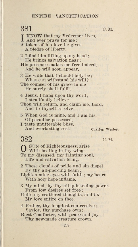 Free Methodist Hymnal page 241