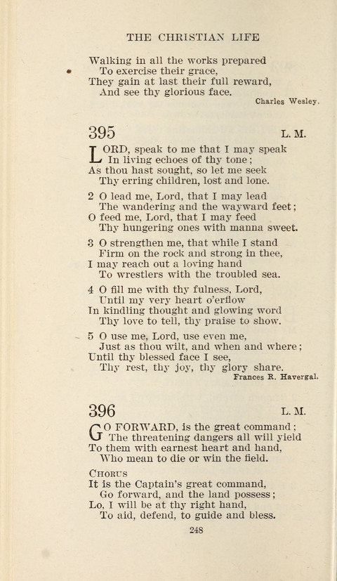 Free Methodist Hymnal page 250