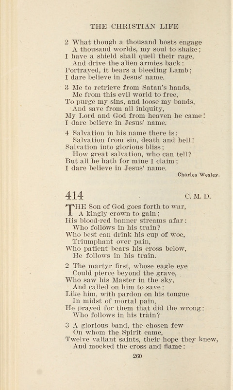 Free Methodist Hymnal page 262