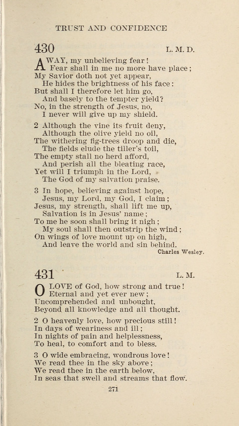 Free Methodist Hymnal page 273