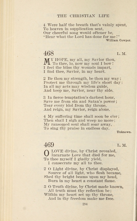 Free Methodist Hymnal page 296