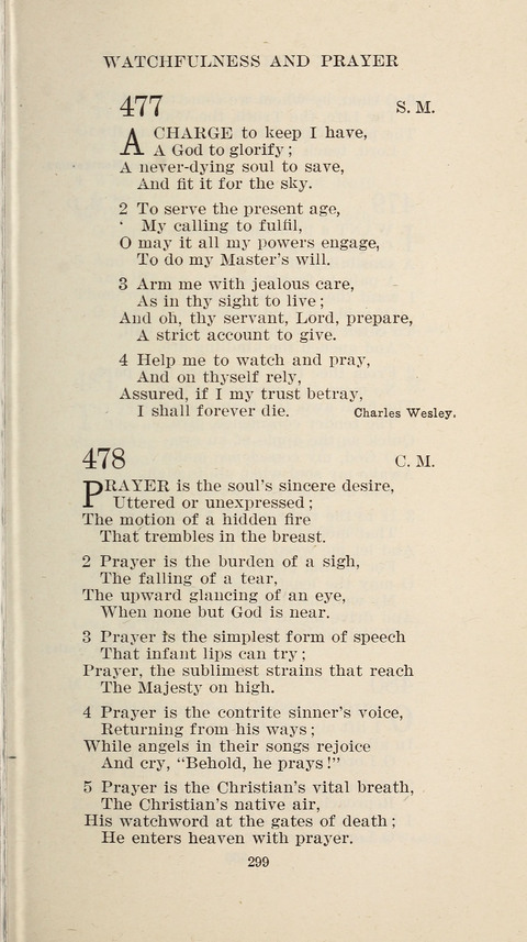 Free Methodist Hymnal page 301