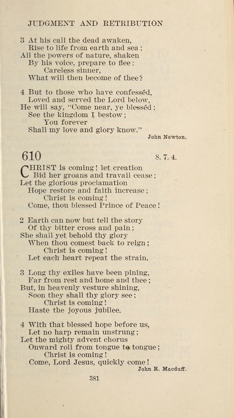 Free Methodist Hymnal page 383