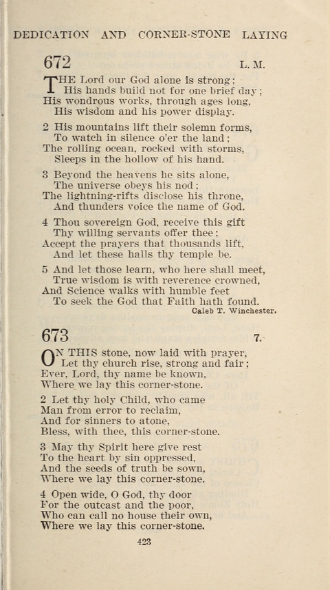 Free Methodist Hymnal page 425