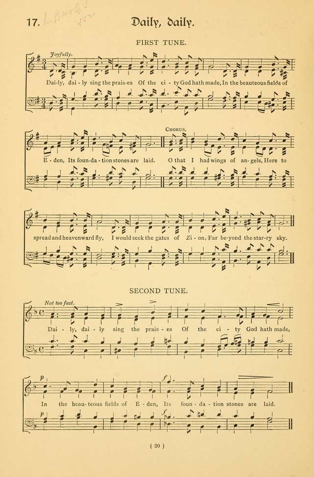 A First Series of Church Songs page 29