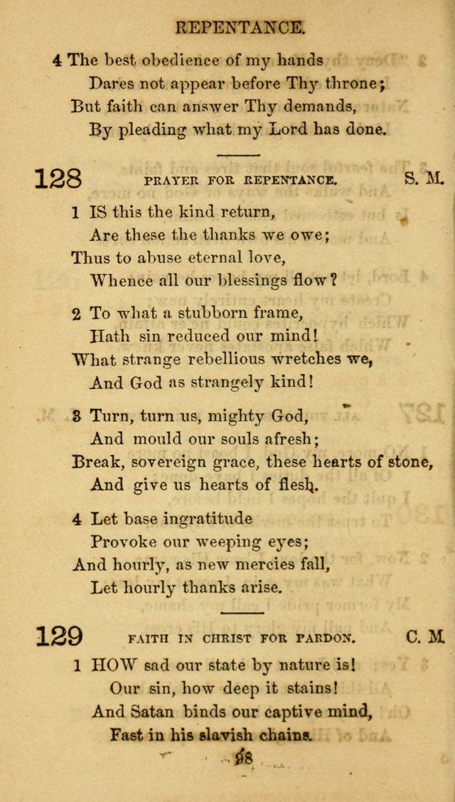 Fulton Street Hymn Book, for the use of union prayer meetings, Sabbath schools and families page 105