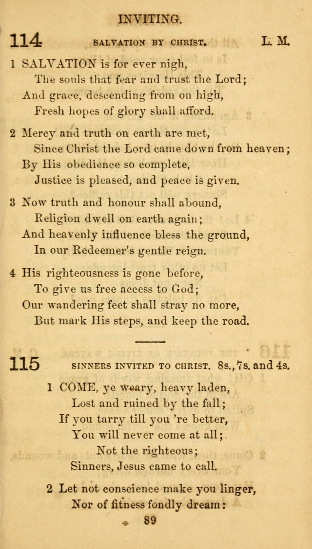 Fulton Street Hymn Book, for the use of union prayer meetings, Sabbath schools and families page 96